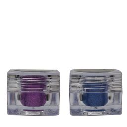 Veoni BELLE 2-Pcs HD Holographic Glitter Eyeshadow 5g each - Violet Purple & Electric Blue-55