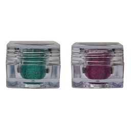 Veoni BELLE Set Of 2 HD Holographic Eye Shadows 5 g Each - Sea Green 12 & Saphire Pink 16-28
