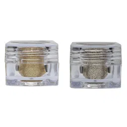 Veoni BELLE Set Of 2 HD Holographic Glitter Eyeshadow 5g Each- Pure Gold& Champagne Gold-image-95