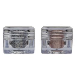 Veoni BELLE Set Of 2 HD Holographic Loose Glitter Eyeshadow-Dark Starlit 14 & Rose Gold 17-8