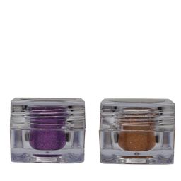 Veoni BELLE 2-Pcs Holographic HD Glitter Eyeshadow 5g Each - Violet Purple & Orange-26
