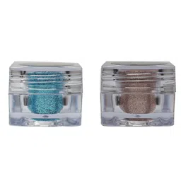 Veoni BELLE Set of 2 HD Holographic Glitter Eyeshadow 5g Each - Turquoise Blue + Rose Gold-image-79