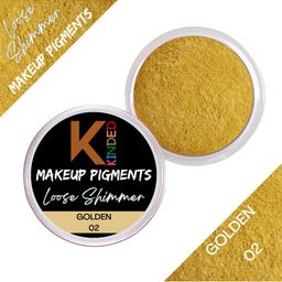 KINDED Makeup Pigments Loose Shimmer Eyeshadow 3g - Golden 02-26