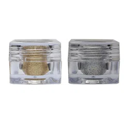 Veoni BELLE Set Of 2 Glitter Eye Shadows 5gm Each - Pure Gold 15 & Diamond Starlit 18-52