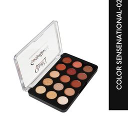 GLAM21 Sensational 15 Colors Lightweight Eyeshadow Palette 14 g - Shade 02-36