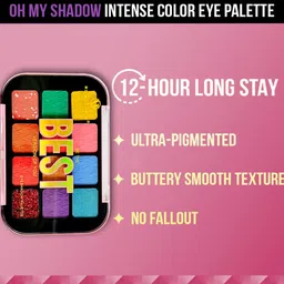 Adbeni Be The Best Version Of You 12-In-1 Matte & Shimmery Eyeshadow Palette-17g- Shade 01 image 4