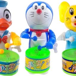 Key-Operated Cute Drummer Toy for Birthday Return Gift Rattle-16
