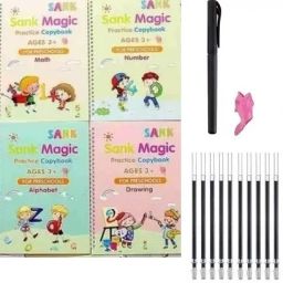 Magic Practice Copybook, (4 BOOK + 10 REFILL) Tracing Book 380-image-36
