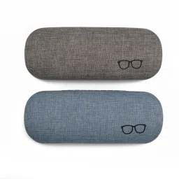 store2508 Pack of 2 Unisex Hard Shell Protective Case for Eyewear Spectacles Eyeglasses Mullti Color Car Sunglass Clip Holder image 3
