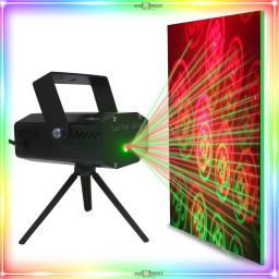 Pick Ur Needs Mini LED Disco 12 Modes Combinations, Strobe Stage Sound Laser Lights Projector-image-6