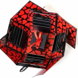 Explosion Box for birthday / Anniversary /valentines gift set Greeting Card-4