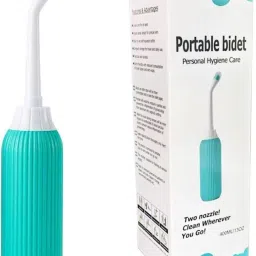 Portable bidet, Jet Spray for Toilet | Retractable, 2 angled Nozzles ND184 Manual Bidets-image-93