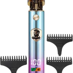 Kemei KM-252 USB HAIR CLIPPER specialty strip line Fully Waterproof Trimmer 120 min Runtime 5 Length Settings-52