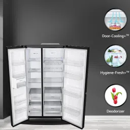 lg 655 L Frost Free Side by Side Refrigeratorwith Smart Inverter Compressor, AI ThinQ (Wi-Fi), Door Cooling+ & Hygiene Fresh+ image 3
