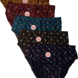 Pack of 5 Women Hipster Multicolor Panty-image-44