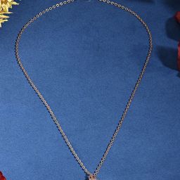 AMI Rose Gold-Plated Pearl Chain With Pendant-image-99