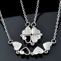 KARISHMA KREATIONS Silver-Plated Cubic Zirconia Studded Chain-image-58