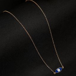 Celena Cole Gold-Toned & Black Gold-Plated Necklace-54