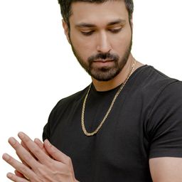 bodha Men 14K Gold-Plated Non Allergic Chain-image-33