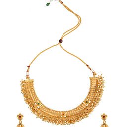 Shining Jewel - By Shivansh Gold-Plated Jewellery Set-picture-29