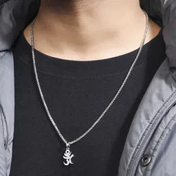 The Bro Code Sliver-Plated Pendant With Chain-image-67