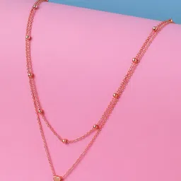 Cierra Rose Gold-Plated Layered Necklace-3