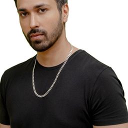 bodha Men Silver-Plated Brass Minimal Chain-30
