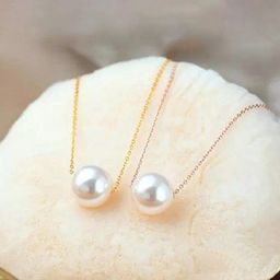 Jewels Galaxy Set Of 2 Brass Gold-Plated Pearl Studded Necklace-16