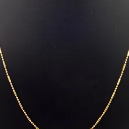 FEMMIBELLA Men Gold-Plated Delicate Ball Bar Chain-image-20