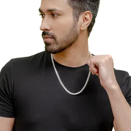 bodha Men Brass Silver-Plated Chain-picture-42