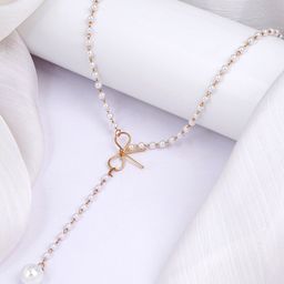 BEWITCHED Gold-Plated Artificial Beads Necklace-41