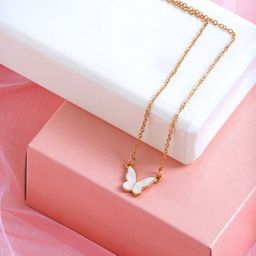 BEWITCHED Gold-Plated Butterfly Pendant Necklace-image-71