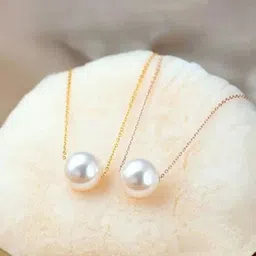 Jewels Galaxy 2Pcs Gold & Silver-Plated Layered Necklace-48
