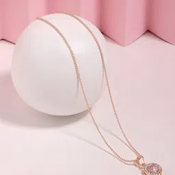 AMI Rose Gold Brass Rose Gold-Plated Chain-image-15