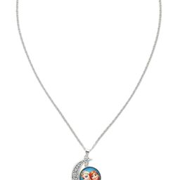 EL REGALO Kids Girls Silver-Toned  Red Elsa Anna Frozen Necklace-21