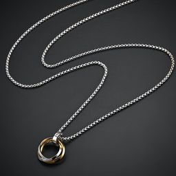 Minprice Silver-Plated Spherical Pendants with Chains-image-8