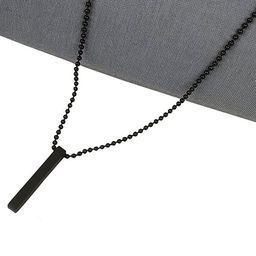 Okos Set Of 4 Vertical Bar And Ring Shaped Pendant With Chain image 4