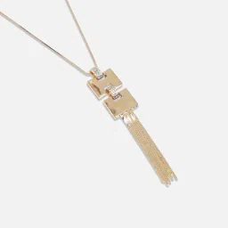 SOHI Gold-Plated Stone-Studded Necklace image 5