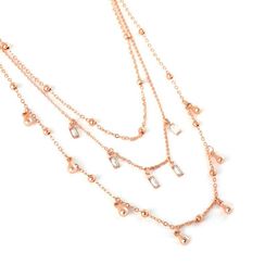 Cierra Rose Gold-Plated Layered Necklace image 3