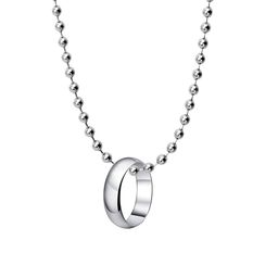 Okos Set Of 4 Vertical Bar And Ring Shaped Pendant With Chain image 2