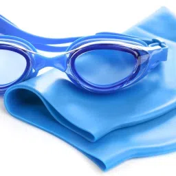 Swimming Cap and Goggles for Men Women Anti Fog UV Protected High Elasticated Swimming Cap-picture-19