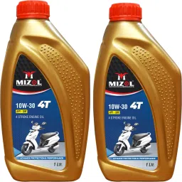Premium Quality 1L Combo Pack Of 2 4T 10W30 API-SM High-Mileage Engine Oil-picture-27