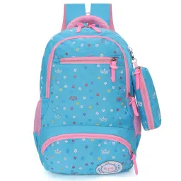 SB115_01 School Backpack College Bag Travel Bag with Pencil Pouch 2nd Standard onward Waterproof School Bag-image-18