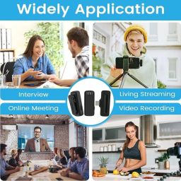 RZON Microphone for ios and type c Mobile Camera Microphone image 5