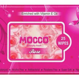Vitamin E Oil Wipes, pH Balanced Hygiene Refreshing Wipes (Rose Flavour)-14