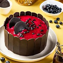 Blueberry Designer Cake Half Kg-5