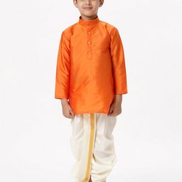 Ramraj Boys Regular Kurta With Dhoti Pants-28
