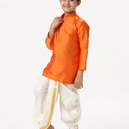 Ramraj Boys Regular Kurta With Dhoti Pants image 2