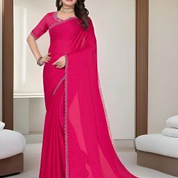 Embellished Bollywood Georgette Saree-image-73