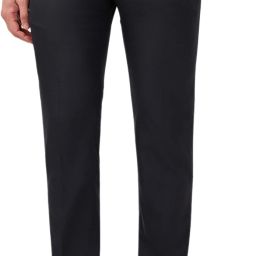 Men Slim Fit Black Viscose Rayon Trousers-image-10